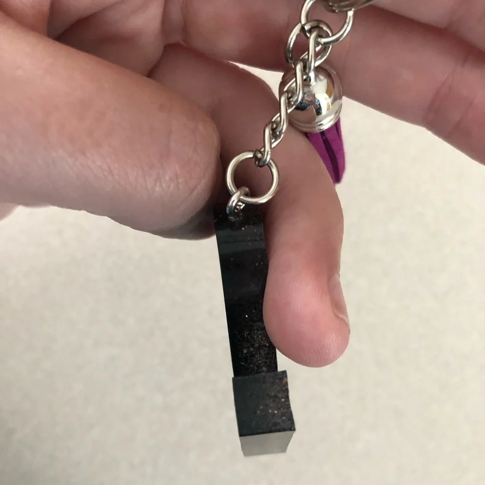 Handmade Number "2" Keychain - Picture 3 of 6